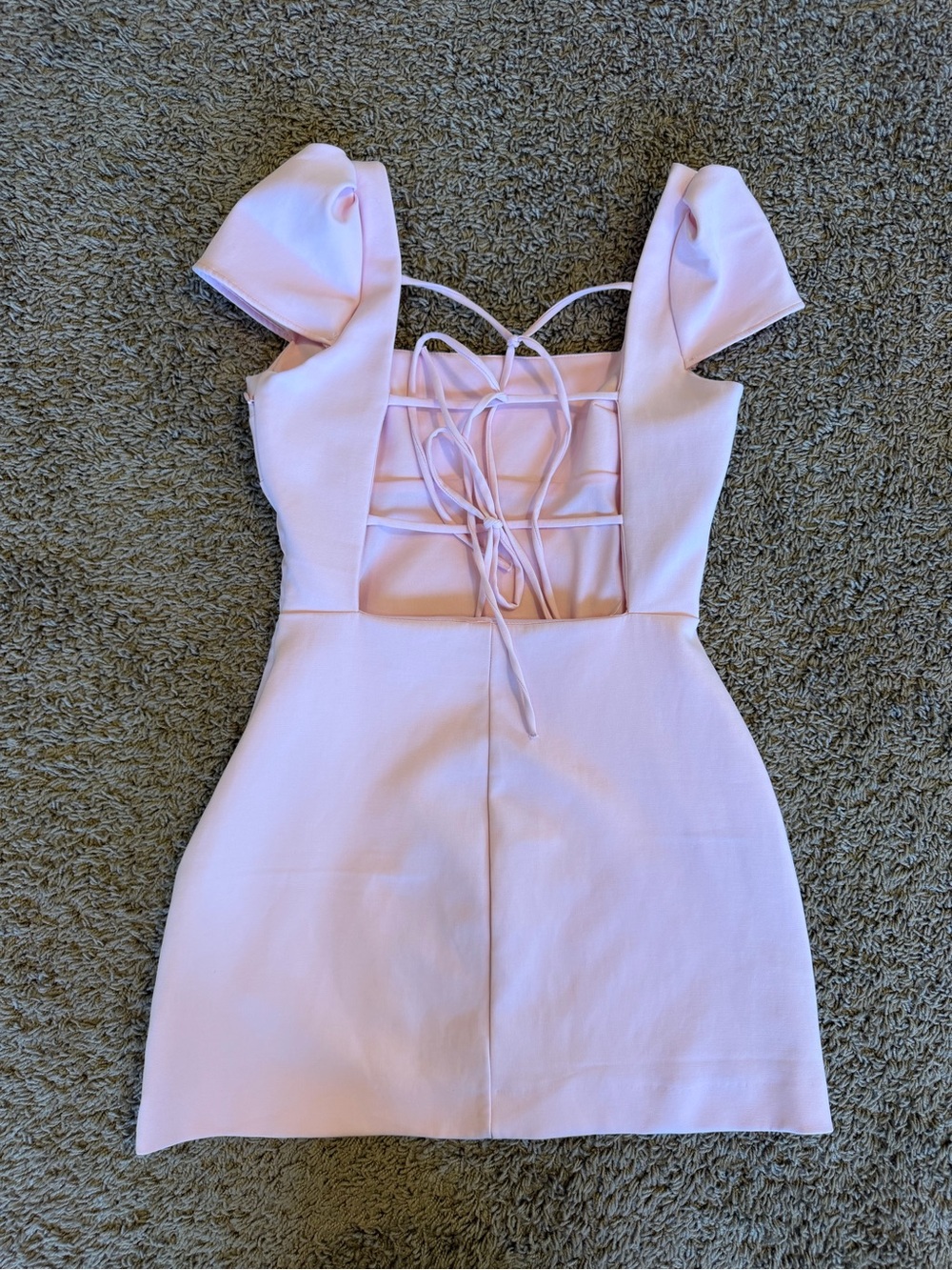 Light Pink Bodycon Mini Dress - Picture 4 of 7
